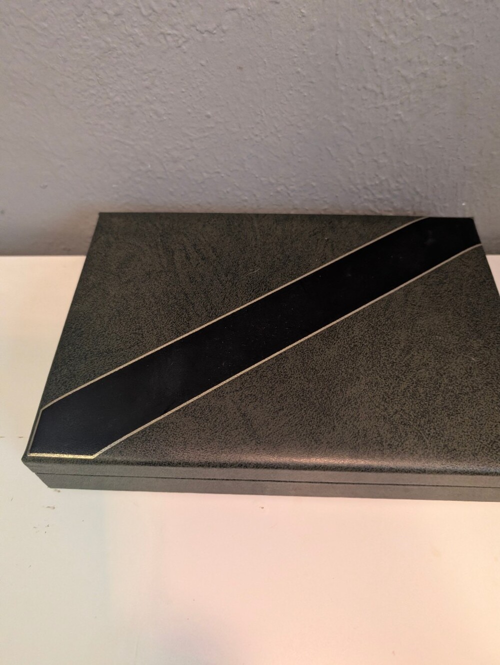 Mens Jewelry Box Valet Box Vintage Swank